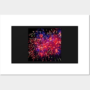 Pixel Firework No.38 Posters and Art